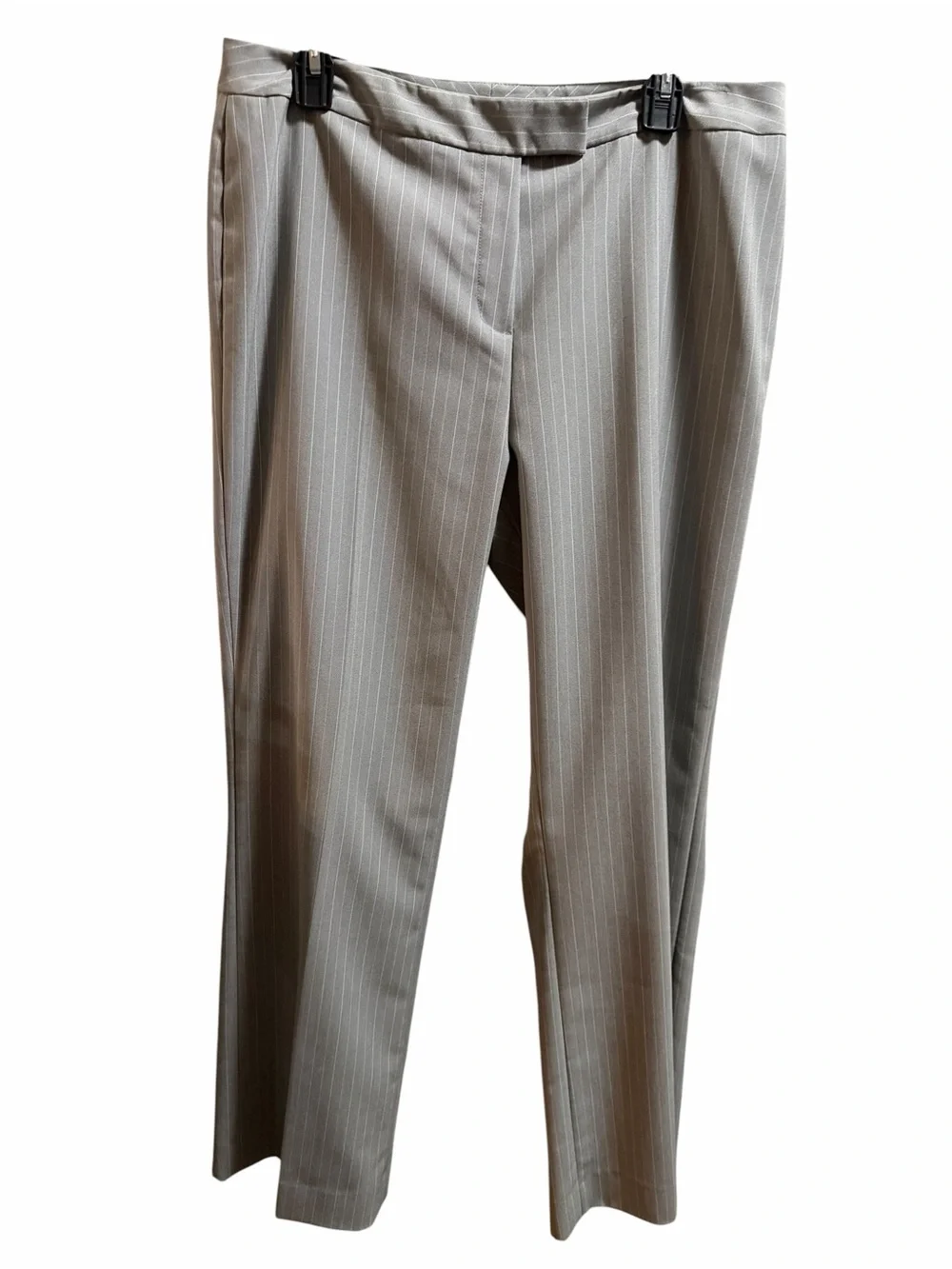 Tahari ASL Pinstripe Tailored Single-Button Blazer and slacks set size 14 new